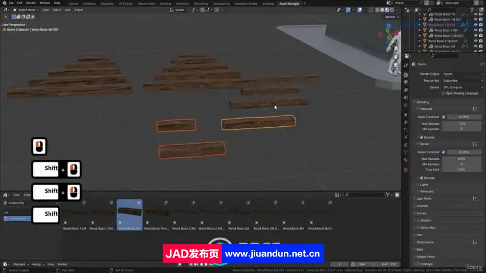 Blender4 AAA级游戏模型资产制作工作流程视频教程 3D 第12张