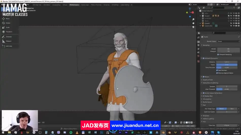 Blender古罗马战争角色与场景制作视频教程 3D 第10张