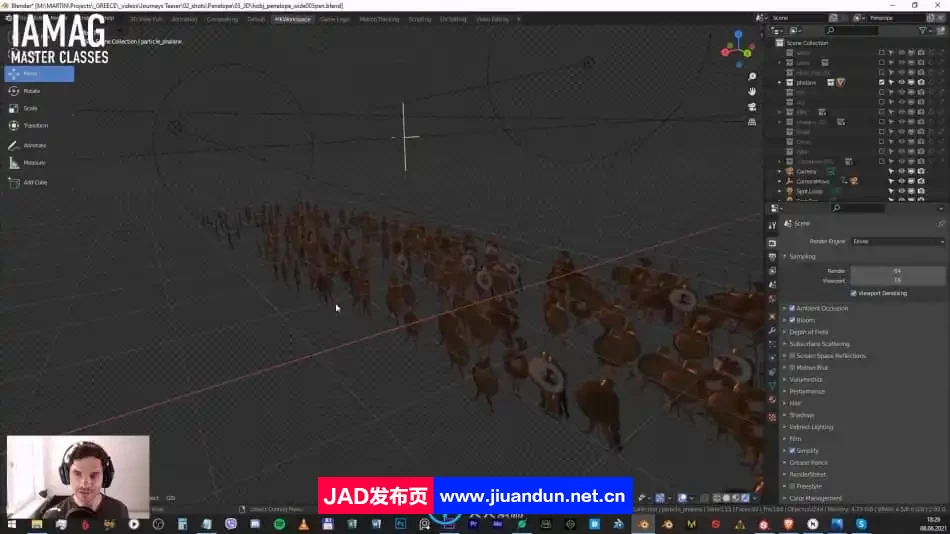 Blender古罗马战争角色与场景制作视频教程 3D 第20张