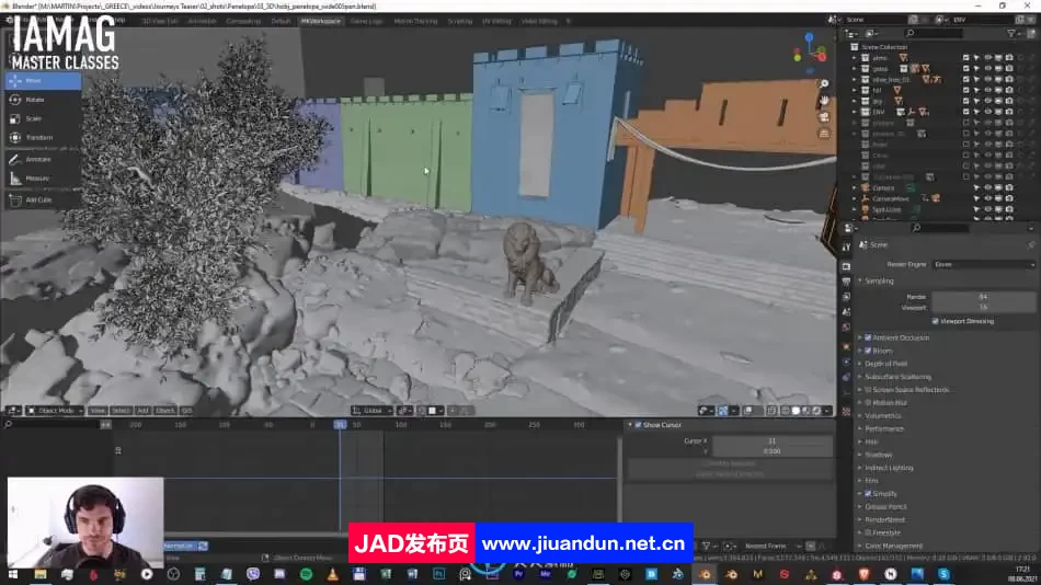 Blender古罗马战争角色与场景制作视频教程 3D 第3张