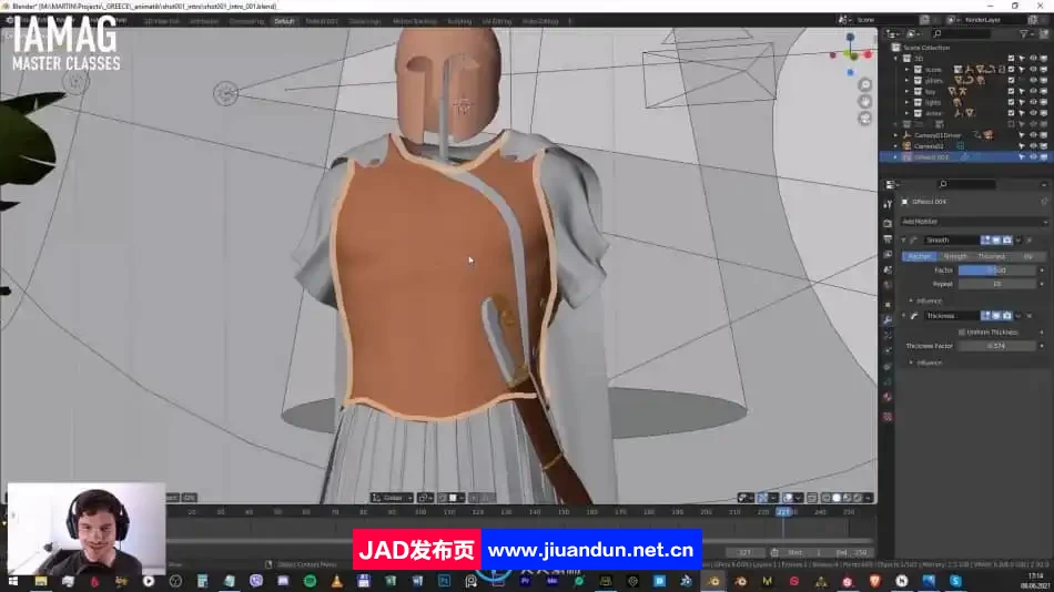 Blender古罗马战争角色与场景制作视频教程 3D 第2张