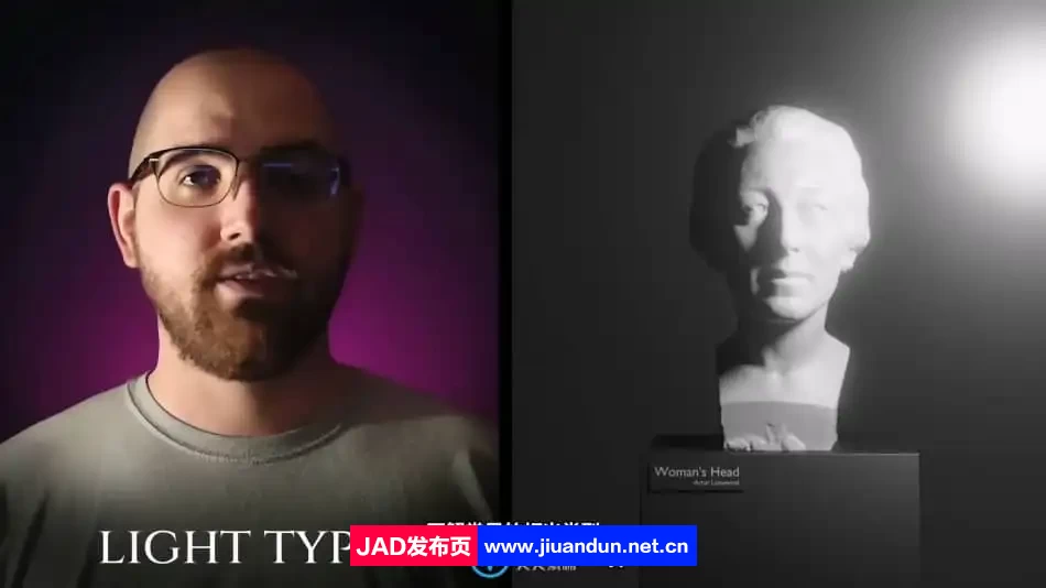 【中文字幕】Blender 3D人像灯光照明大师班课程视频教程 3D 第2张
