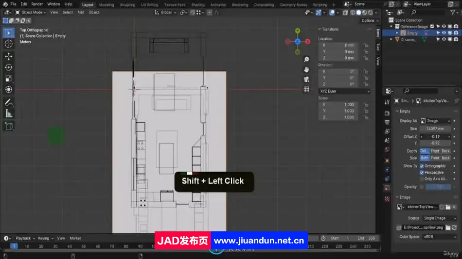 Blender 4现代建筑室内设计工作流程视频教程 3D 第4张