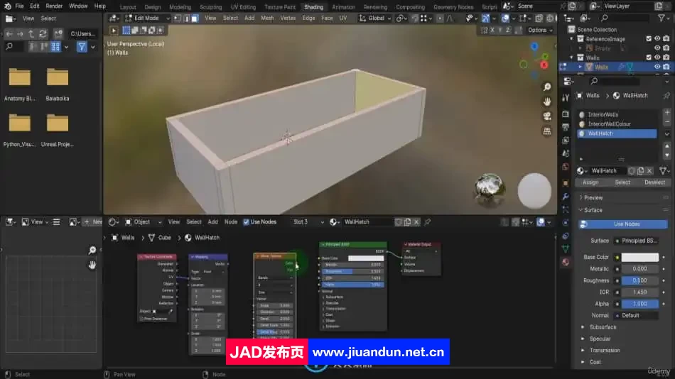 Blender 4现代建筑室内设计工作流程视频教程 3D 第8张
