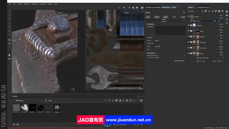 Zbrush与Maya逼真匕首游戏资产完整制作流程视频教程 3D 第17张