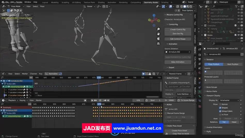 Blender与AI人工智能动画短片制作流程视频教程 3D 第12张
