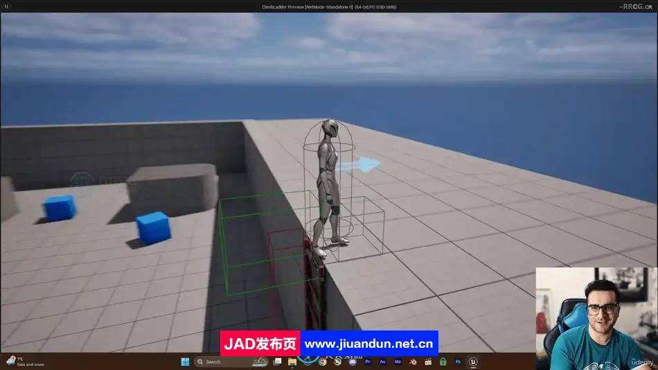 UE5虚幻引擎爬梯角色动画制作视频教程 UE 第8张