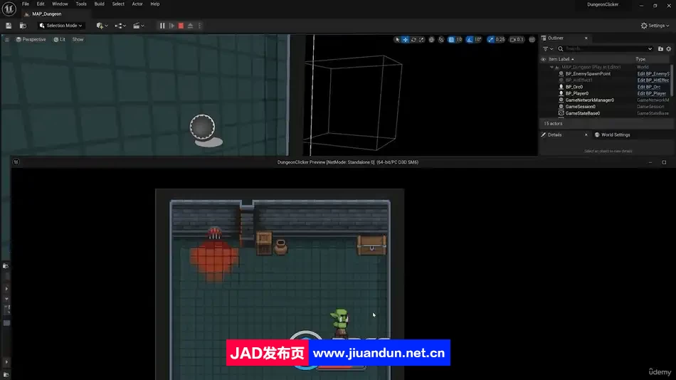 UE5虚幻引擎蓝图制作2D休闲游戏视频教程 UE 第2张