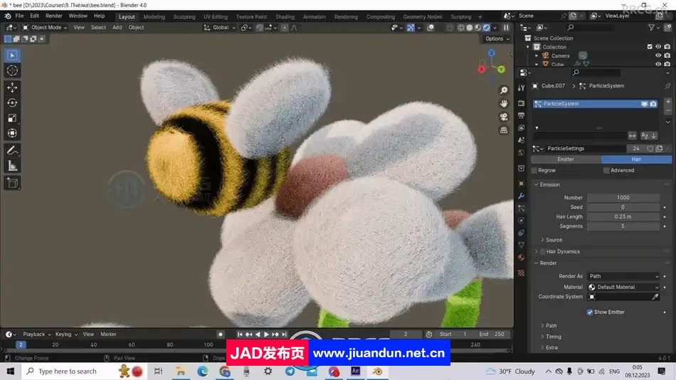Blender4.0 3D设计插画基础技能训练视频教程 3D 第7张