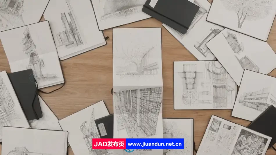 【中文字幕】城市建筑景观概念艺术手绘绘画视频教程 CG 第4张