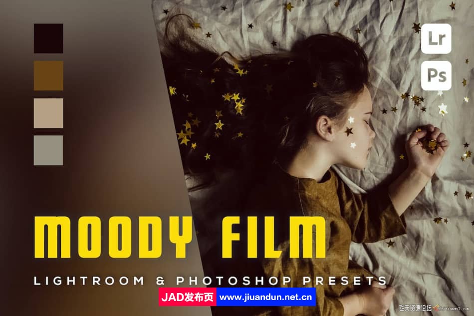 情绪电影胶片人像Lightroom预设 6 Moody Film Lightroom Presets LR预设 第1张