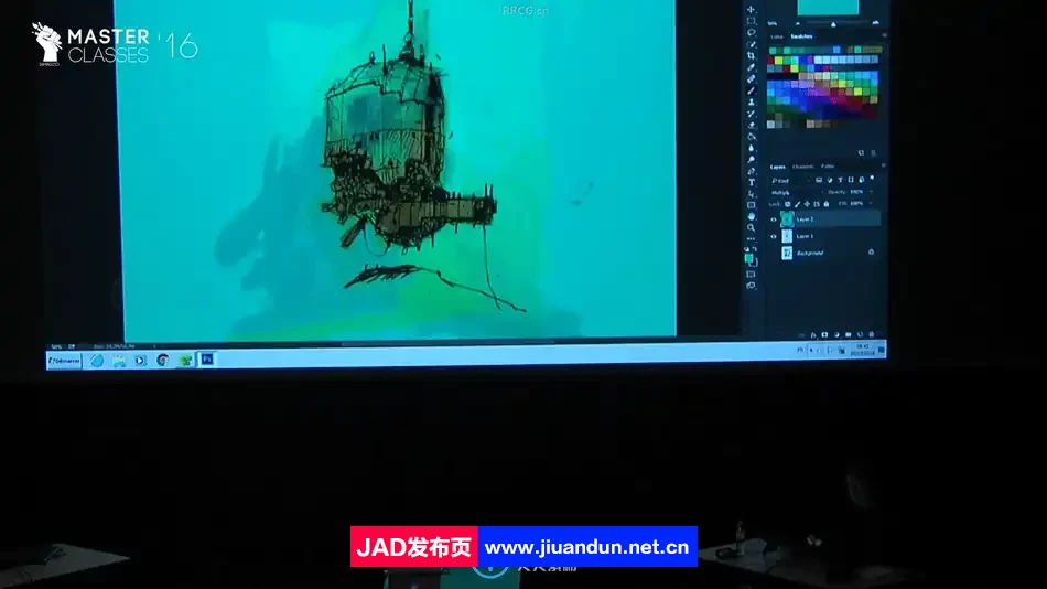 Ian Mcque画师概念艺术环境飞船数字绘画视频教程 CG 第2张