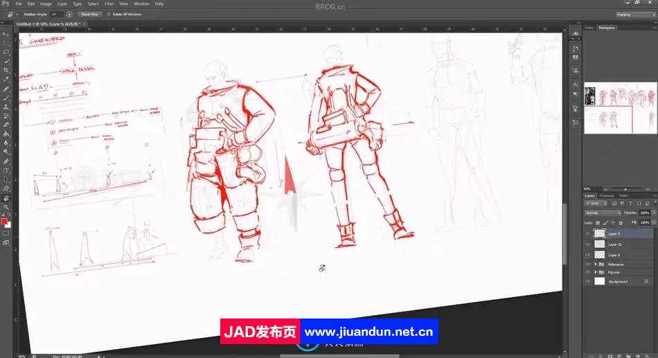 Charles Lin画师科幻角色设计数字绘画视频教程 CG 第3张