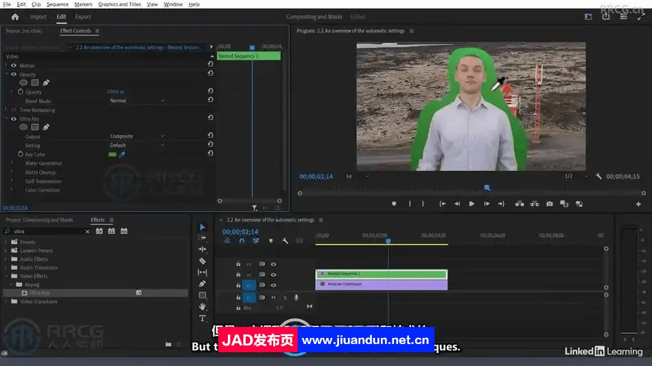 【中文字幕】Premiere Pro合成与遮罩技术训练视频教程 PR 第3张