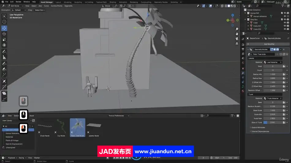 Blender 4逼真3D建筑环境完整制作指南视频教程 3D 第14张