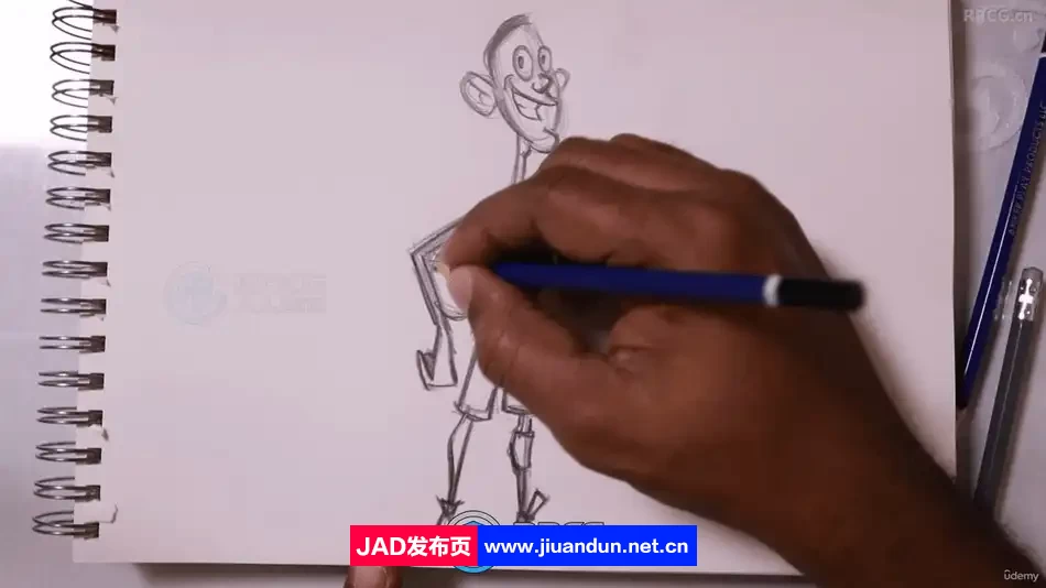 趣味简单卡通人物设计绘画视频教程 CG 第9张