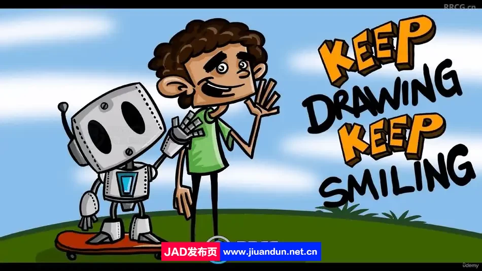 趣味简单卡通人物设计绘画视频教程 CG 第3张