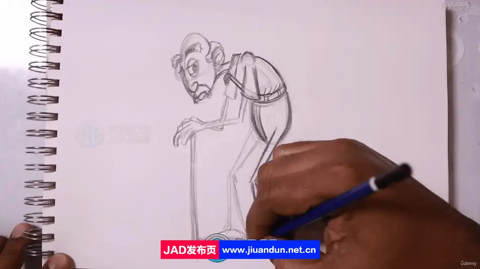 趣味简单卡通人物设计绘画视频教程 CG 第2张