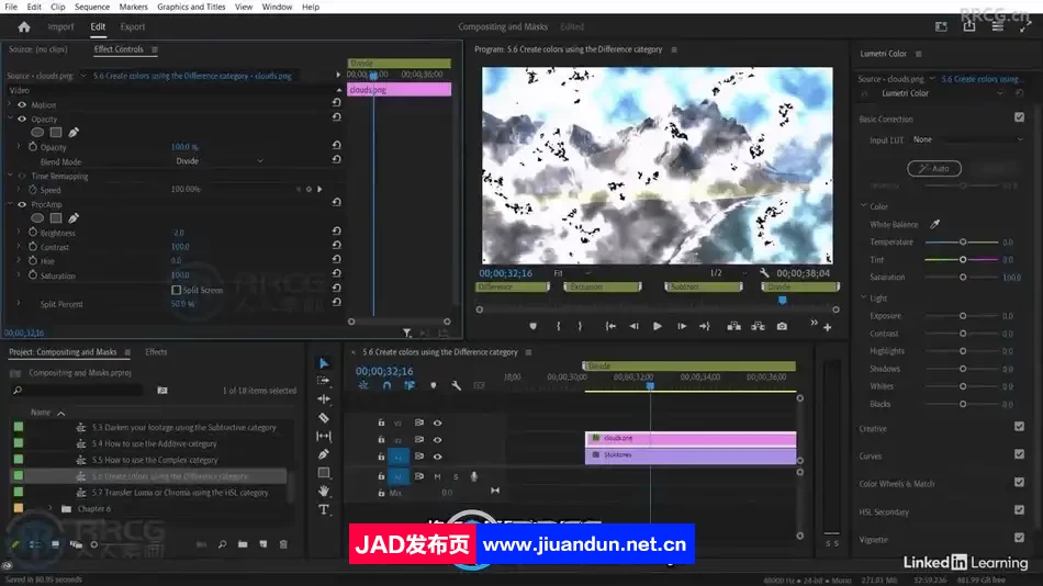 【中文字幕】Premiere Pro合成与遮罩技术训练视频教程 PR 第2张