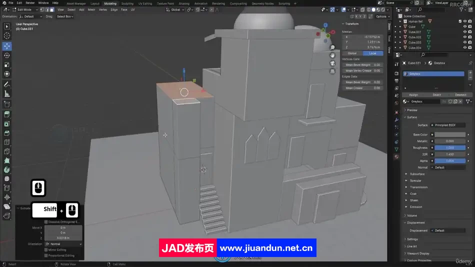 Blender 4逼真3D建筑环境完整制作指南视频教程 3D 第6张