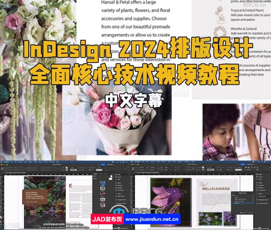 【中文字幕】InDesign 2024排版设计全面核心技术视频教程 ID 第1张
