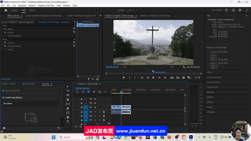 Adobe Premiere Pro视频编辑入门训练视频教程 PR 第2张