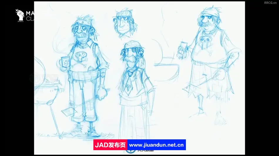 Jonny Duddle画师卡通角色设计教学现场视频教程 CG 第6张