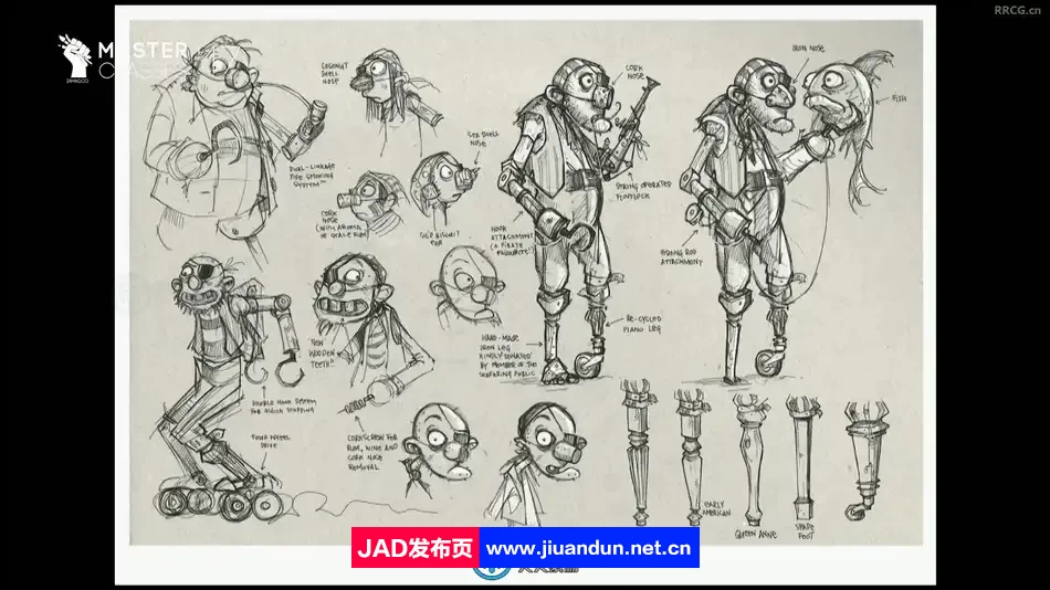 Jonny Duddle画师卡通角色设计教学现场视频教程 CG 第7张