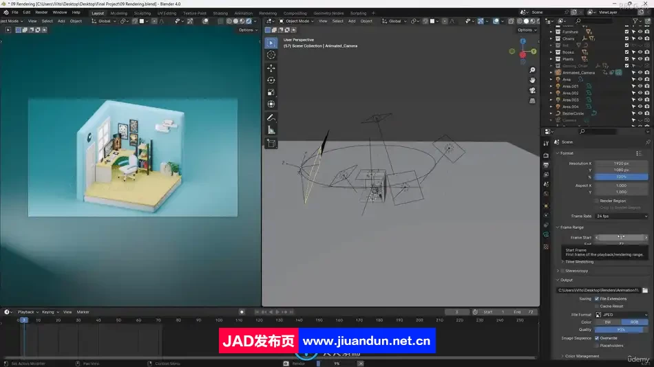 Blender 4.X基础核心技能训练视频教程 3D 第10张