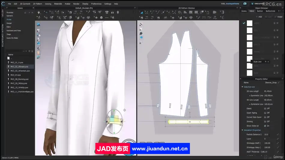 【中文字幕】Clo3D服装设计基础核心技能训练视频教程 3D 第6张
