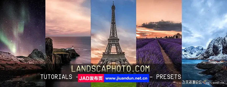 LandscaPhoto-旅行者风光后期完整编辑教程预设原图-中英字幕 摄影 第8张