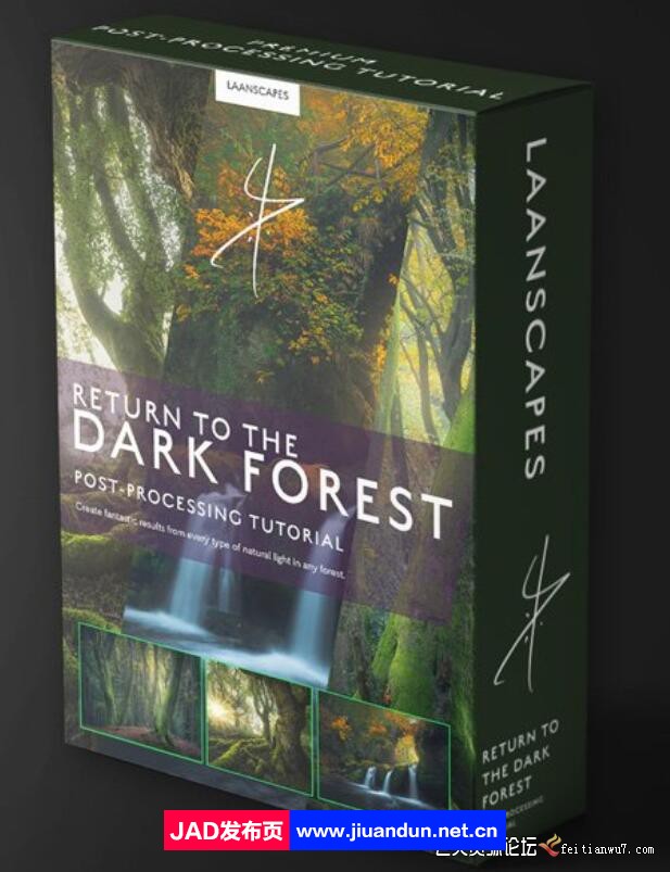 Daniel Laan 风光摄影后期修饰重返神秘暗黑森林3案例-中英字幕 摄影 第1张