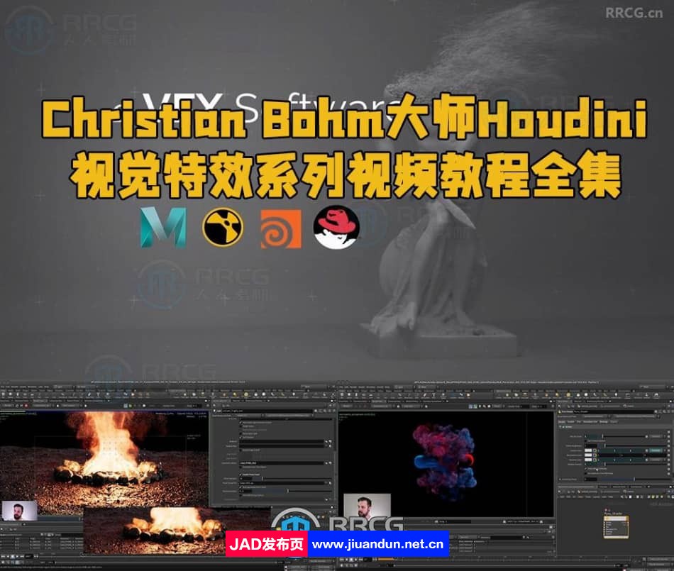 Christian Bohm大师Houdini视觉特效系列视频教程全集 164GB Houdini 第1张