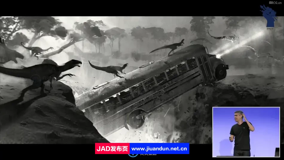 Jama Jurabaev大师影视级概念艺术绘画教学现场视频教程 CG 第4张