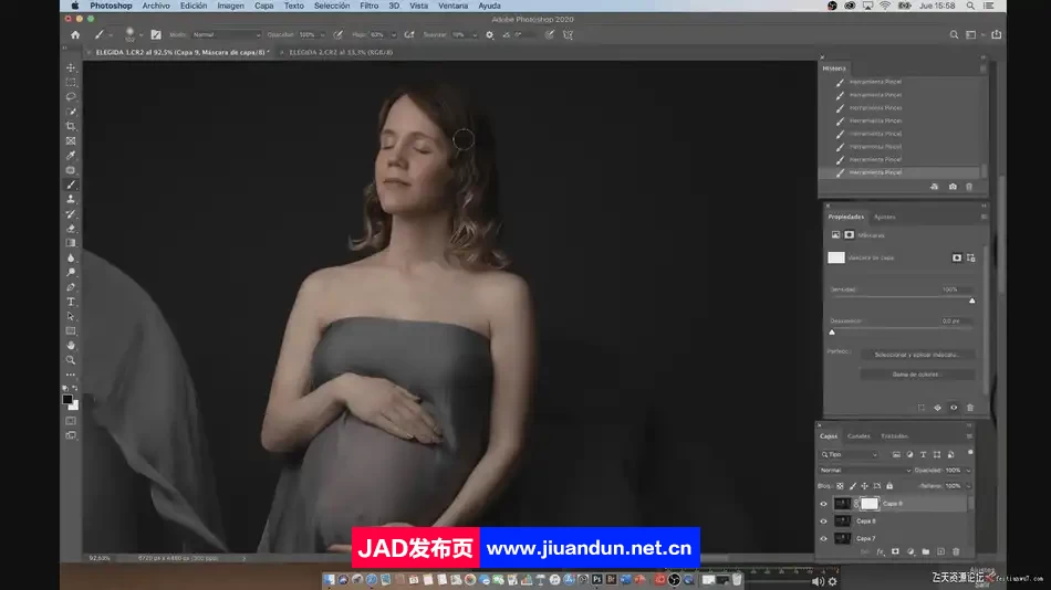 摄影师Ramona Cabrera孕妇人像写真高级布光摆姿教程-中文字幕 摄影 第8张
