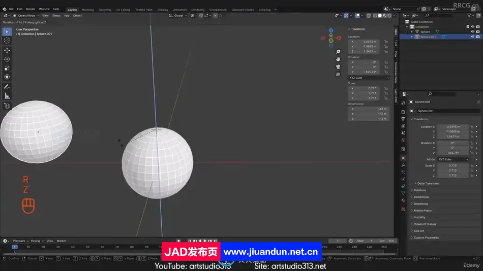 Blender 3D从建模到贴图完全指南视频教程 3D 第2张