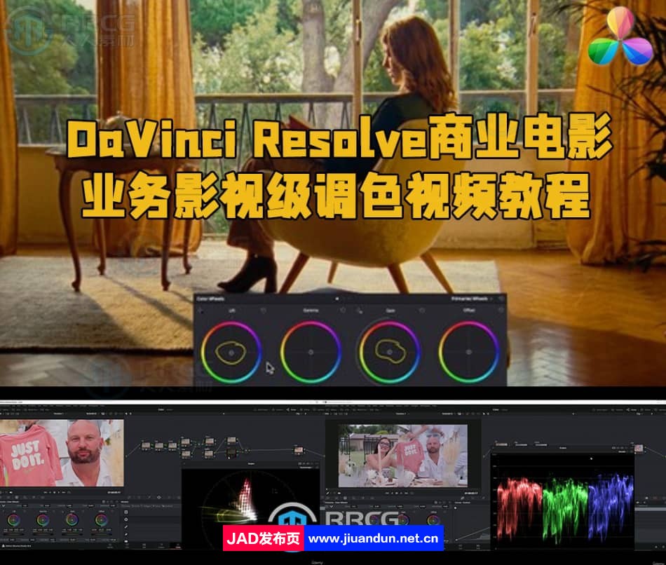 DaVinci Resolve商业电影业务影视级调色从入门到精通视频教程 CG 第1张