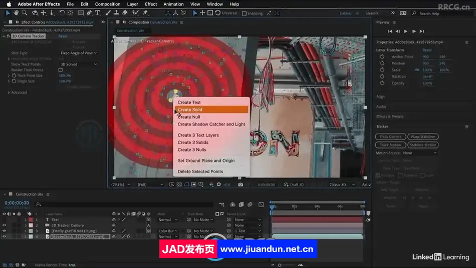 AE网络短视频修复色彩移除背景等特效制作视频教程 AE 第14张