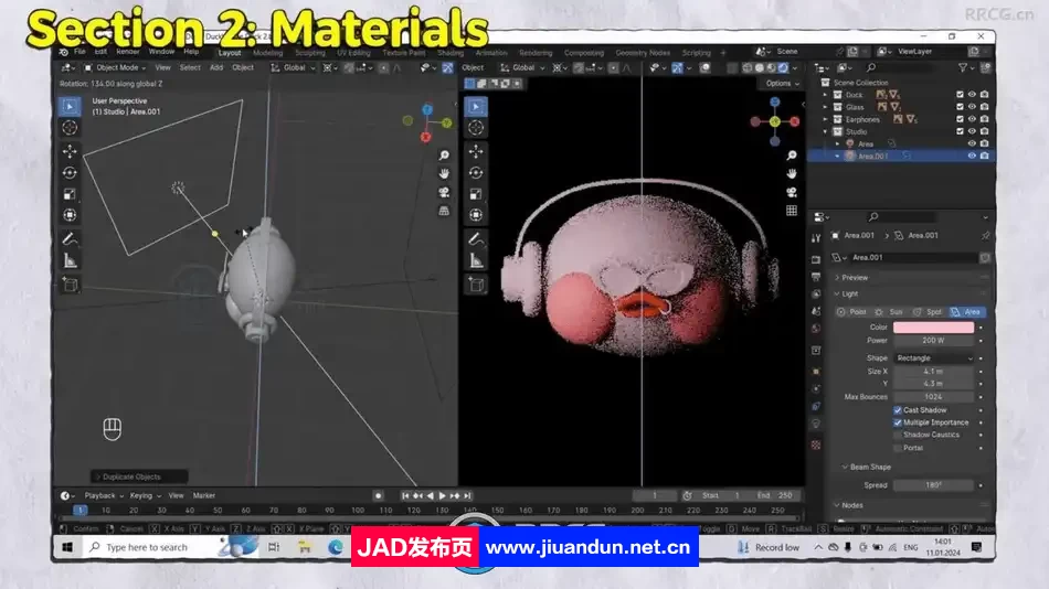 Blender 2024建模纹理粒子系统三大模块技术训练视频教程 3D 第7张