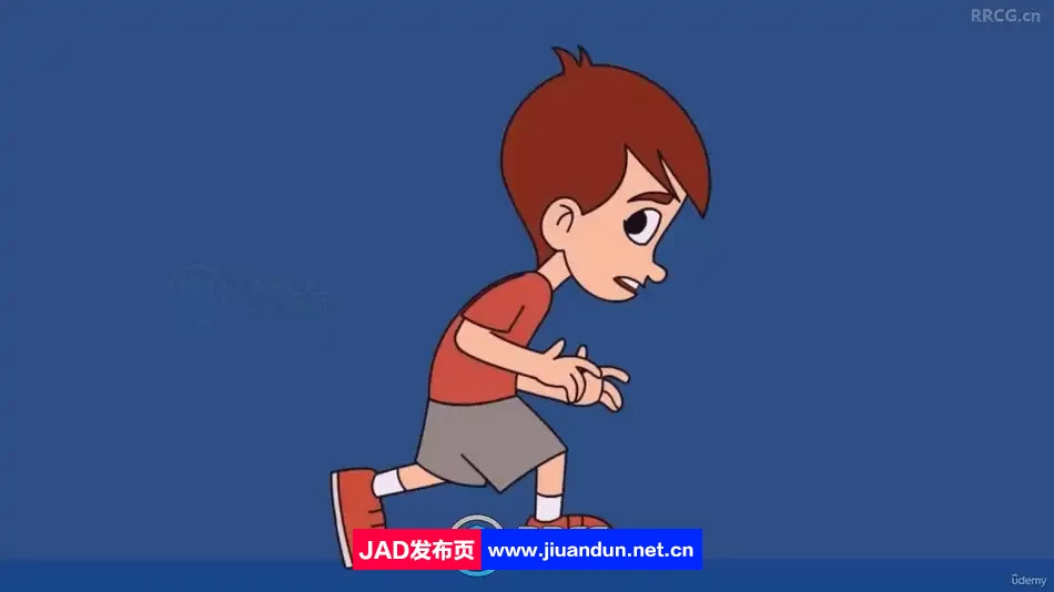 Adobe Animate卡通角色姿态行走动画制作视频教程 AM 第8张