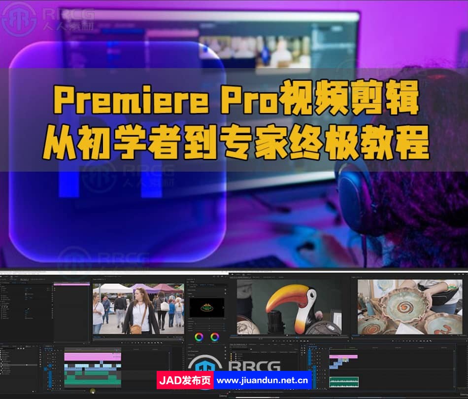 Premiere Pro视频剪辑从初学者到专家终极教程 PR 第1张