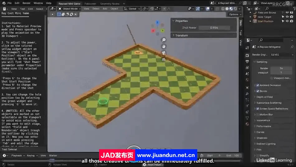 【中文字幕】Blender 4全面核心技术训练视频教程 3D 第4张