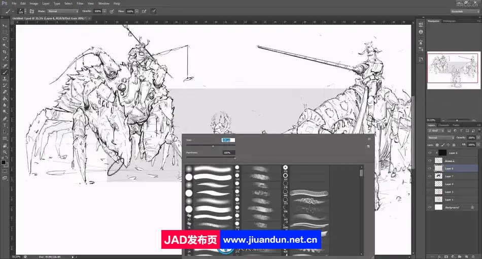 Charles Lin画师概念生物角色数字绘画视频教程 CG 第10张