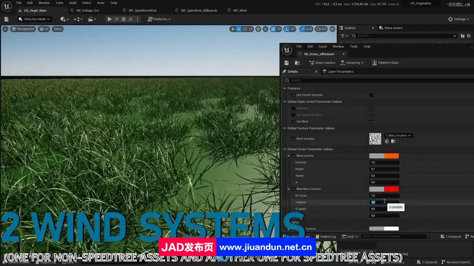 UE5虚幻引擎着色器植物植被制作技术视频教程 UE 第15张
