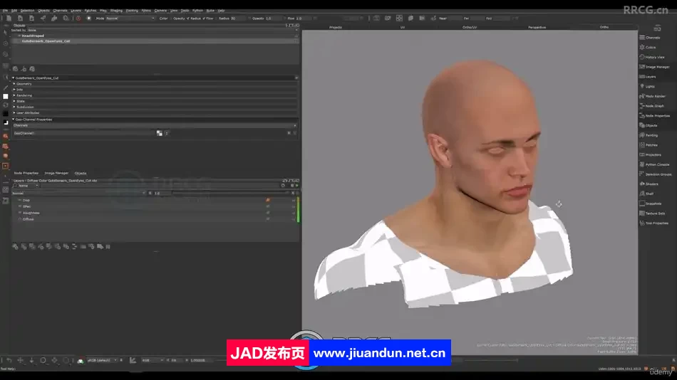 [Zbrush] 逼真3D游戏角色脸部建模与纹理制作视频教程 3D 第7张