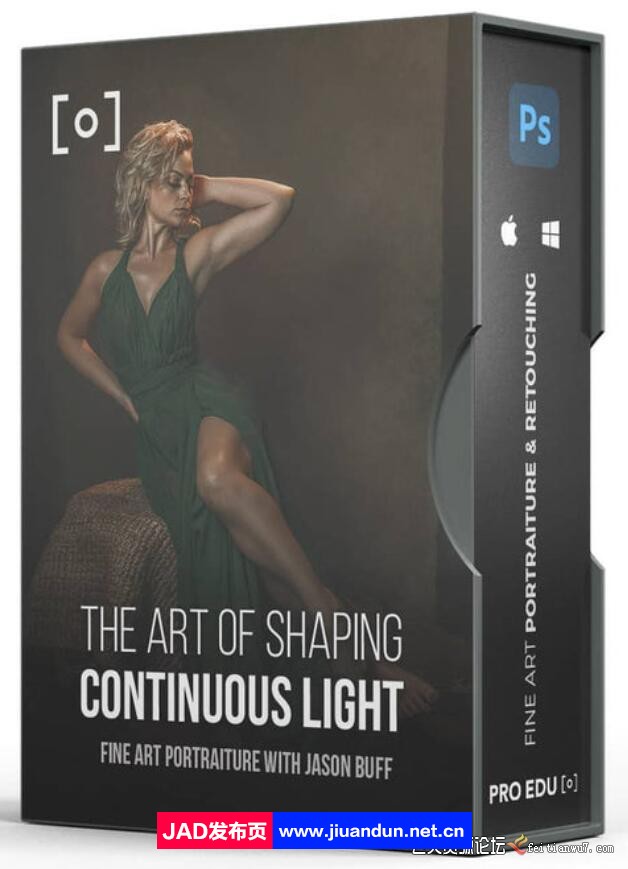 PRO EDU - Jason Buff 塑造连续光的艺术人像布光教程-中英字幕 摄影 第1张