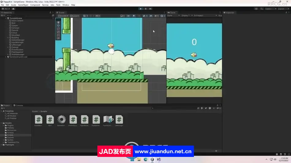 【中文字幕】Unity像素鸟游戏开发入门训练视频教程 Unity 第8张