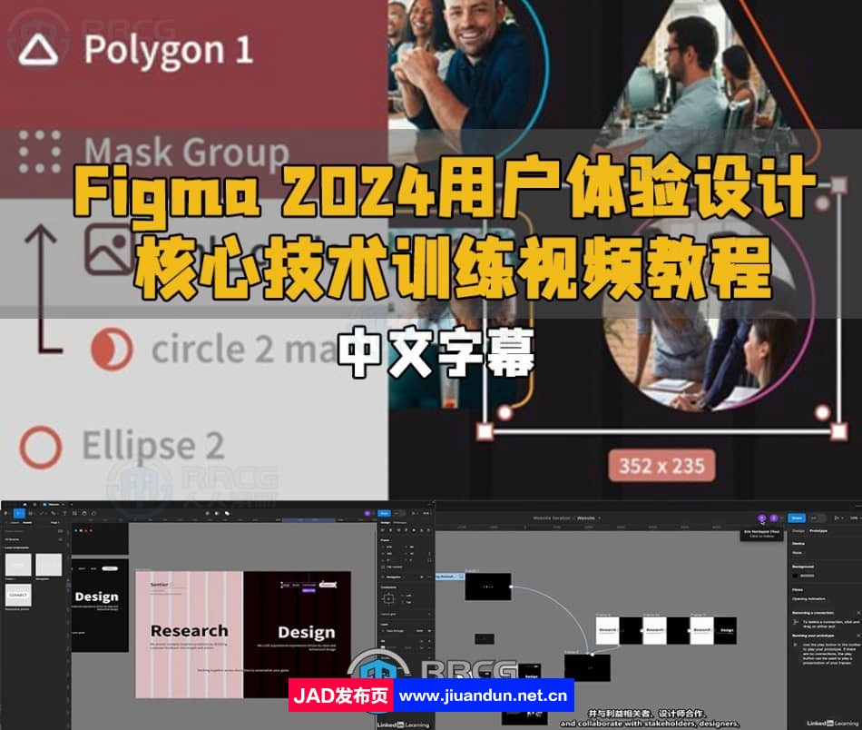 【中文字幕】Figma 2024用户体验设计核心技术训练视频教程 CG 第1张