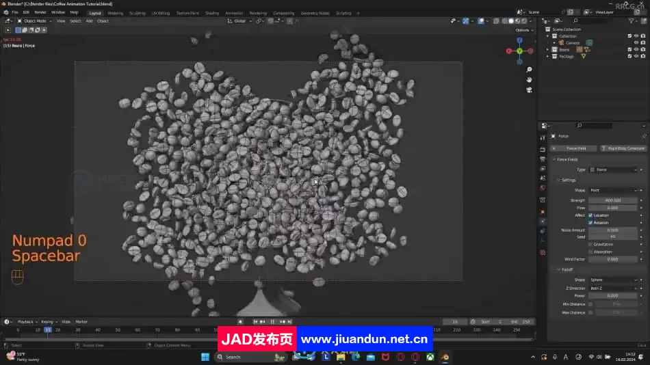 Blender咖啡广告完整实例制作流程视频教程 3D 第8张