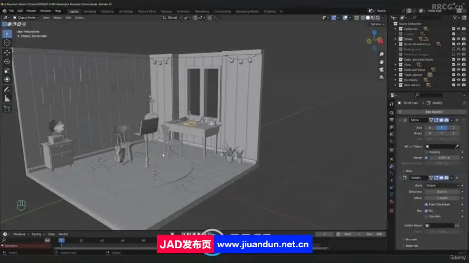 Blender等距视图场景制作大师级训练视频教程 3D 第7张
